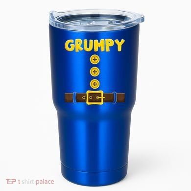 Grumpy Dwarf Easy Halloween Tumbler