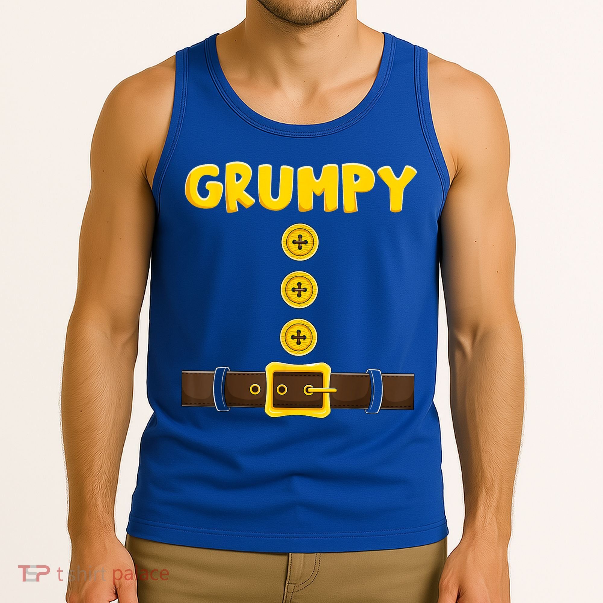 Grumpy Dwarf Easy Halloween Tank Top