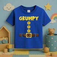 Grumpy Dwarf Easy Halloween Toddler T-Shirt thumb 3