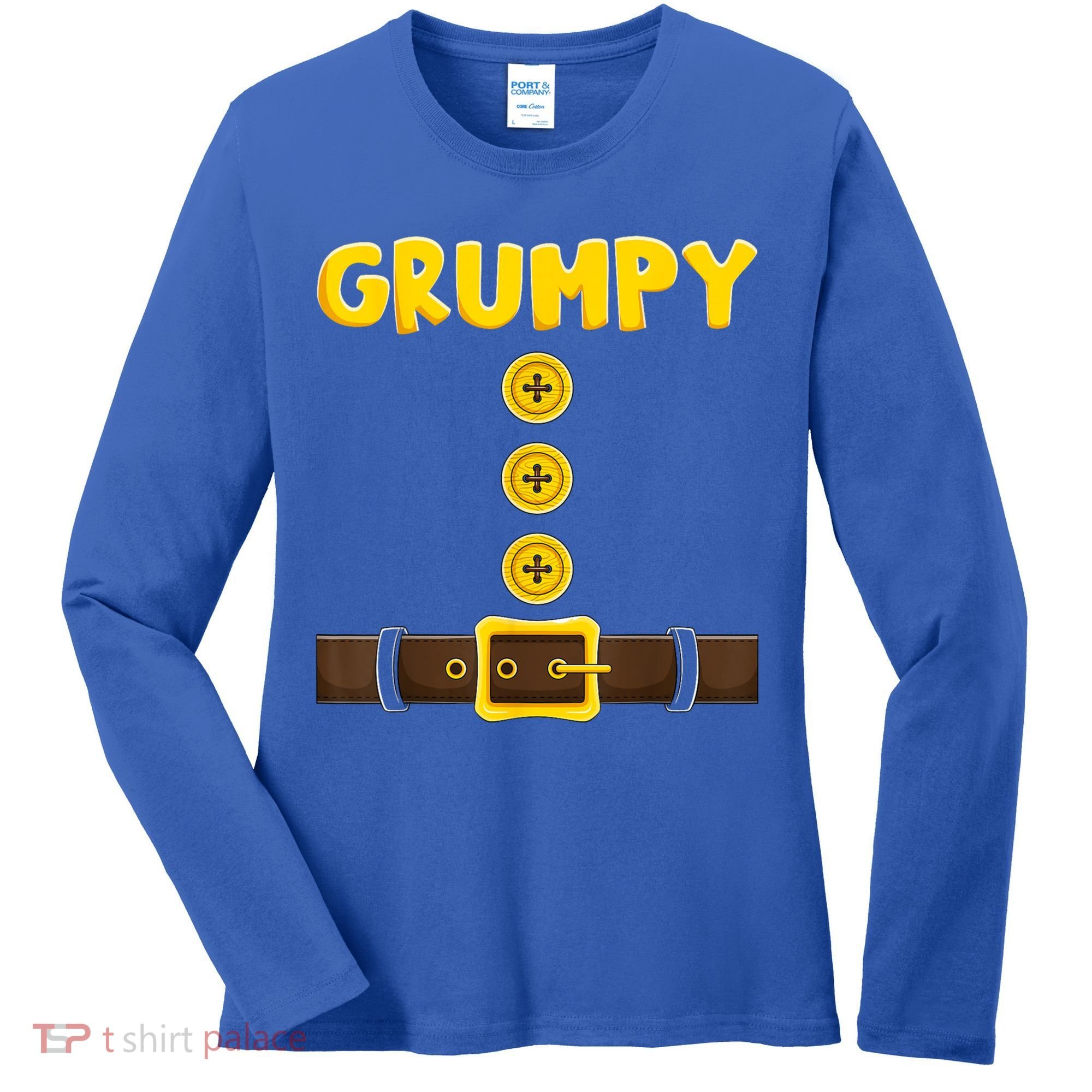 Grumpy Dwarf Easy Halloween Women's Long Sleeve Shirt