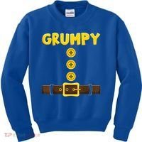 Grumpy Dwarf Easy Halloween Kids Sweatshirt thumb 0