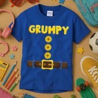 Grumpy Dwarf Easy Halloween Kids T-Shirt thumb 3