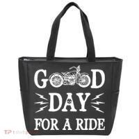 Good Day For A Ride Motorcycle Tote Bag thumb 0