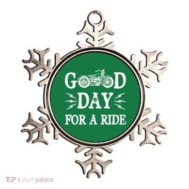 Good Day For A Ride Motorcycle Ornament