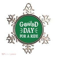 Good Day For A Ride Motorcycle Ornament thumb 0