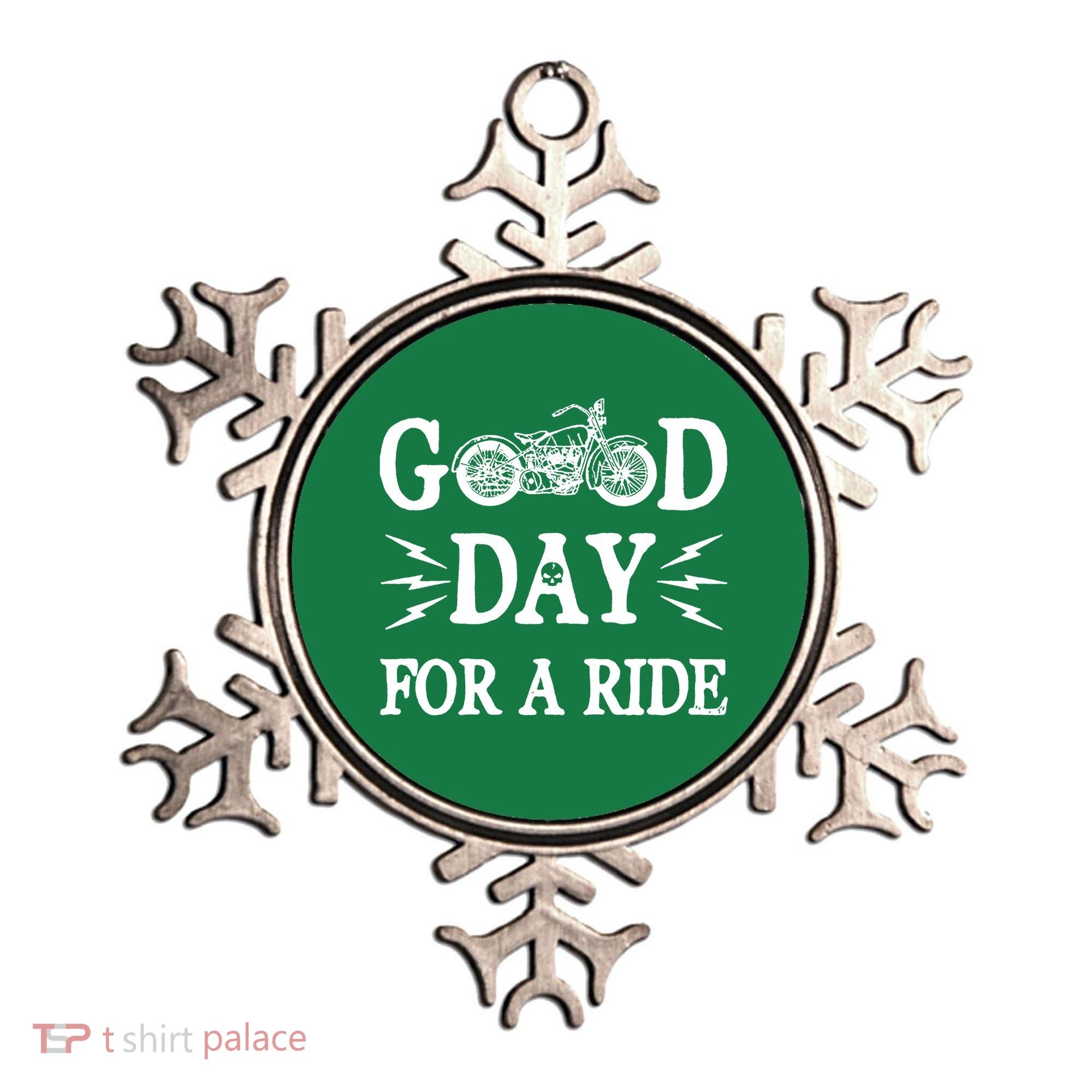 Good Day For A Ride Motorcycle Ornament