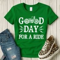 Good Day For A Ride Motorcycle Women's T-Shirt thumb 3
