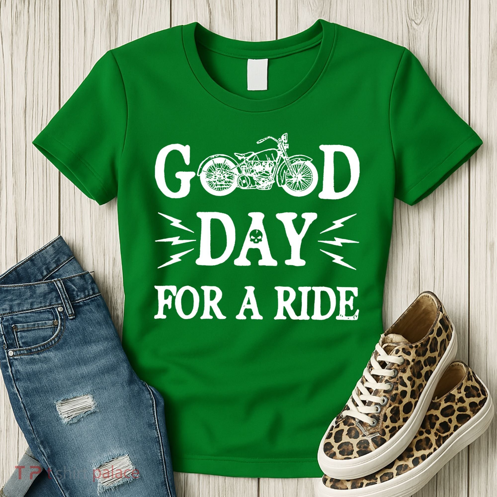 Good Day For A Ride Motorcycle Women's T-Shirt