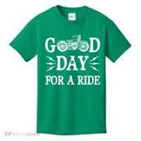 Good Day For A Ride Motorcycle Kids T-Shirt thumb 0