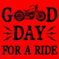 Good Day For A Ride Motorcycle Santa Hat thumb 1