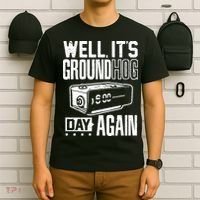 Groundhog Day Funny Its Ground Hog Day Again T-Shirt thumb 6