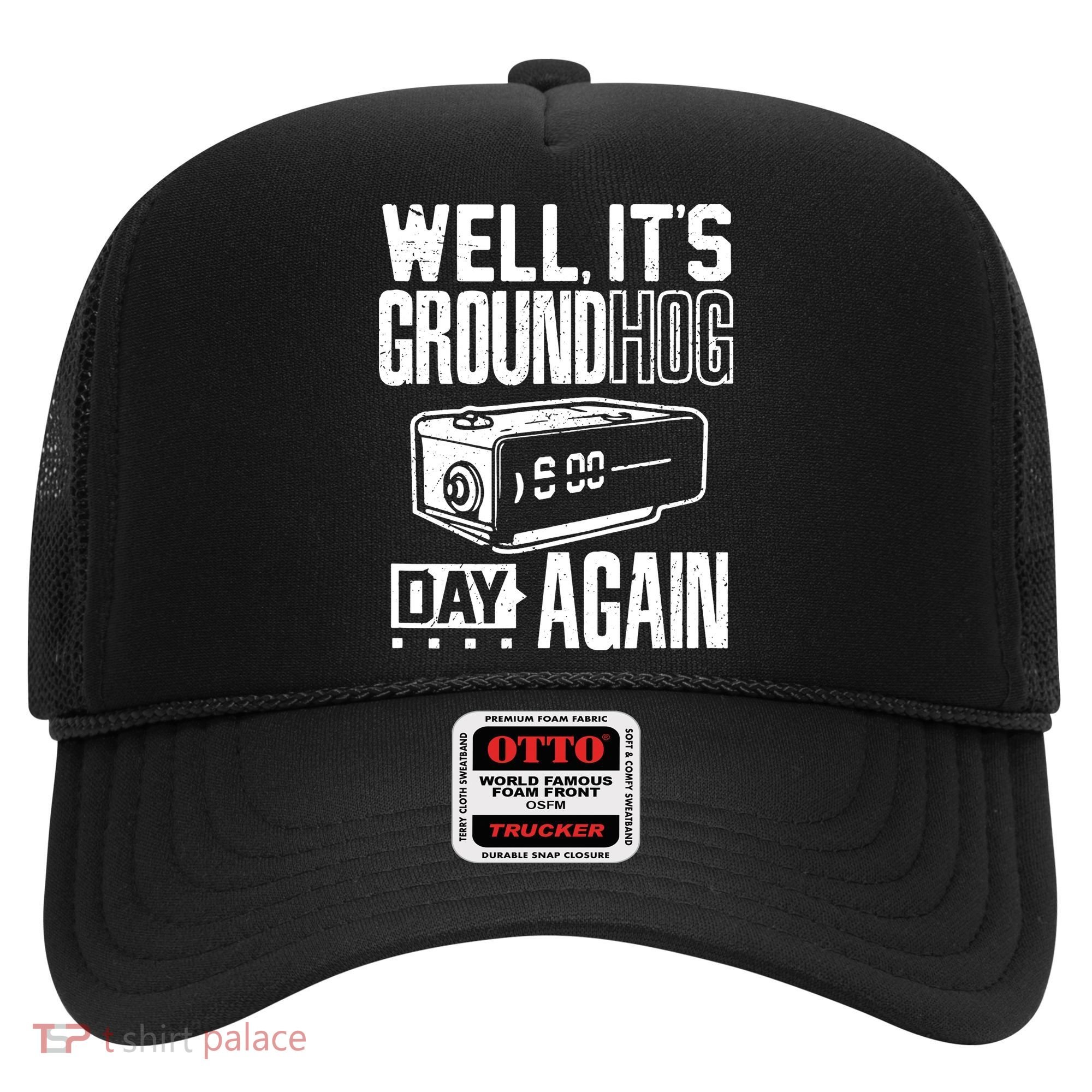 Groundhog Day Funny Its Ground Hog Day Again Hat