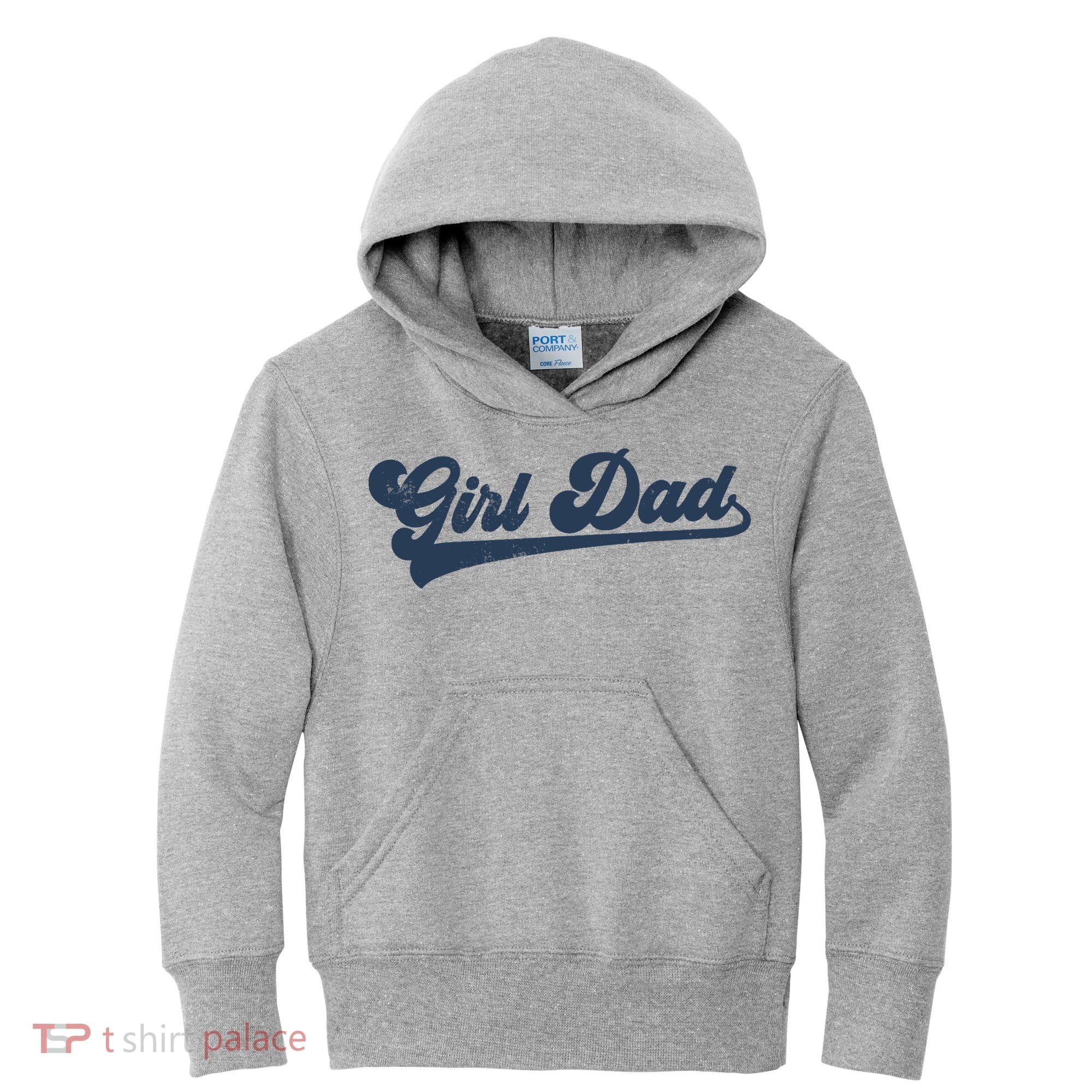 Girl Dad Funny Kids Hoodie