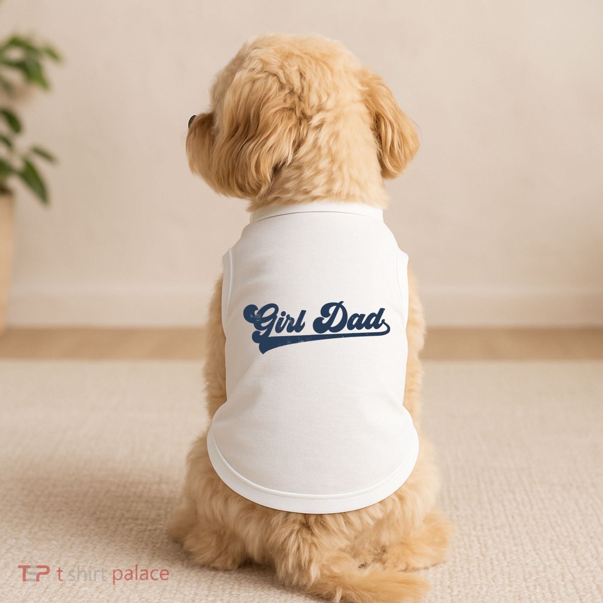 Girl Dad Funny Doggie Tank