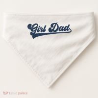 Girl Dad Funny USA-Made Doggie Bandana thumb 0
