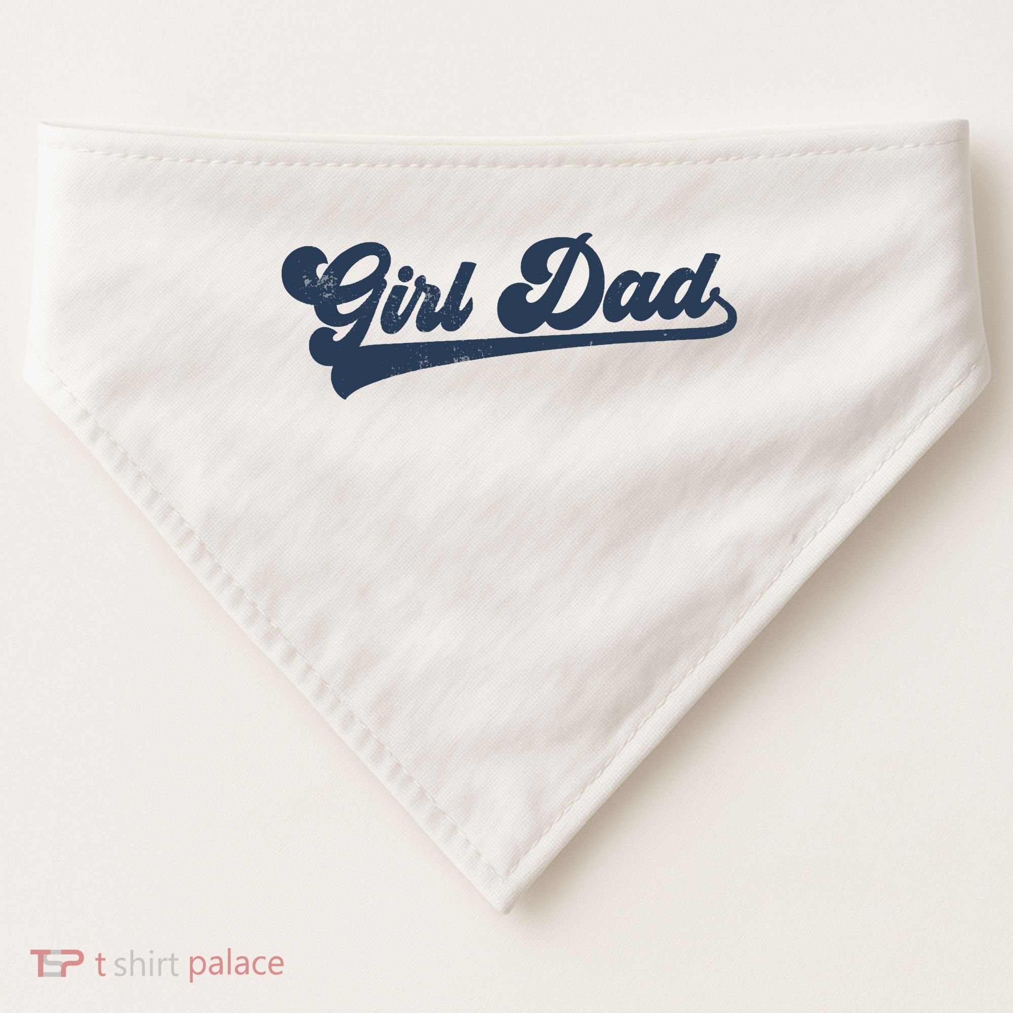 Girl Dad Funny USA-Made Doggie Bandana