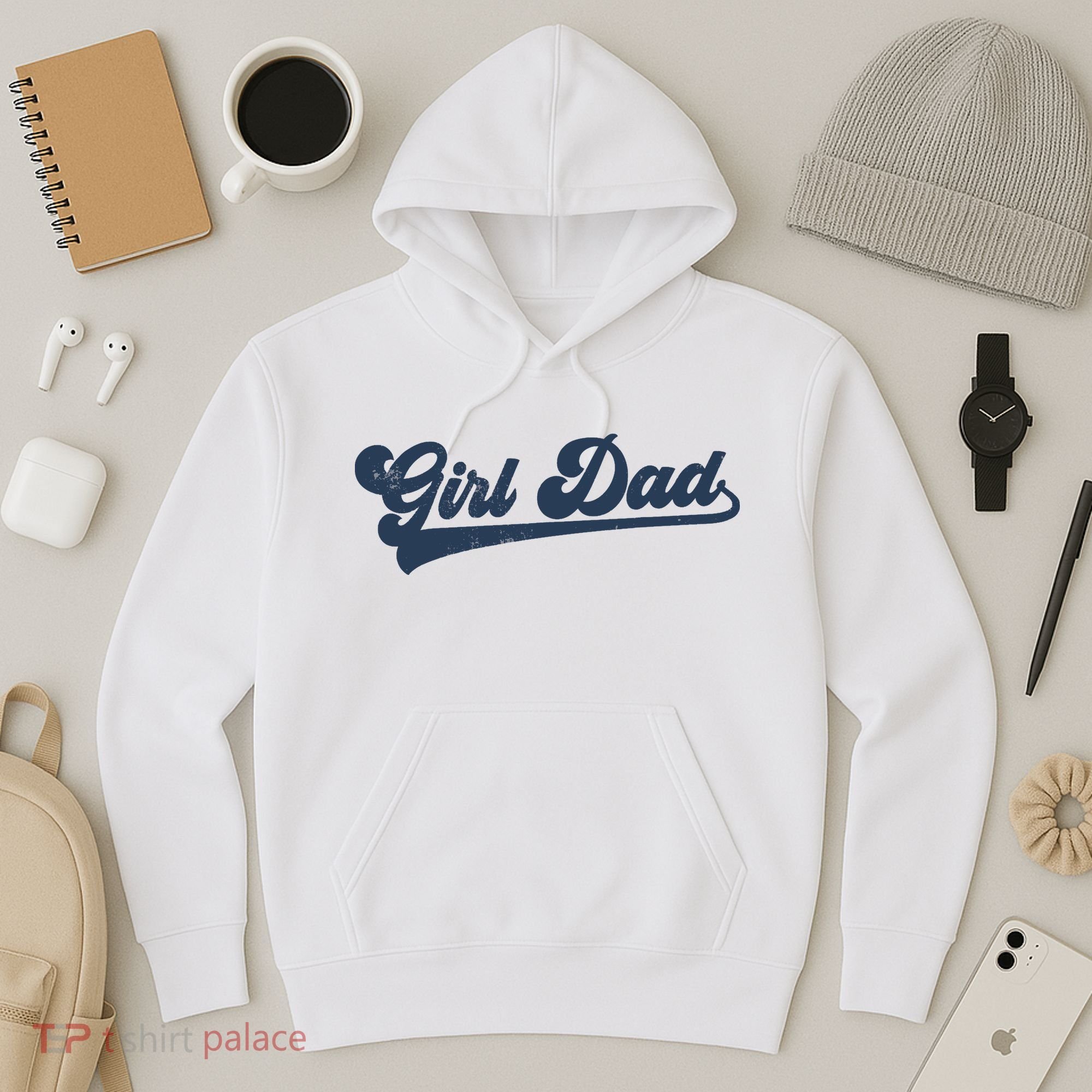 Girl Dad Funny Hoodie
