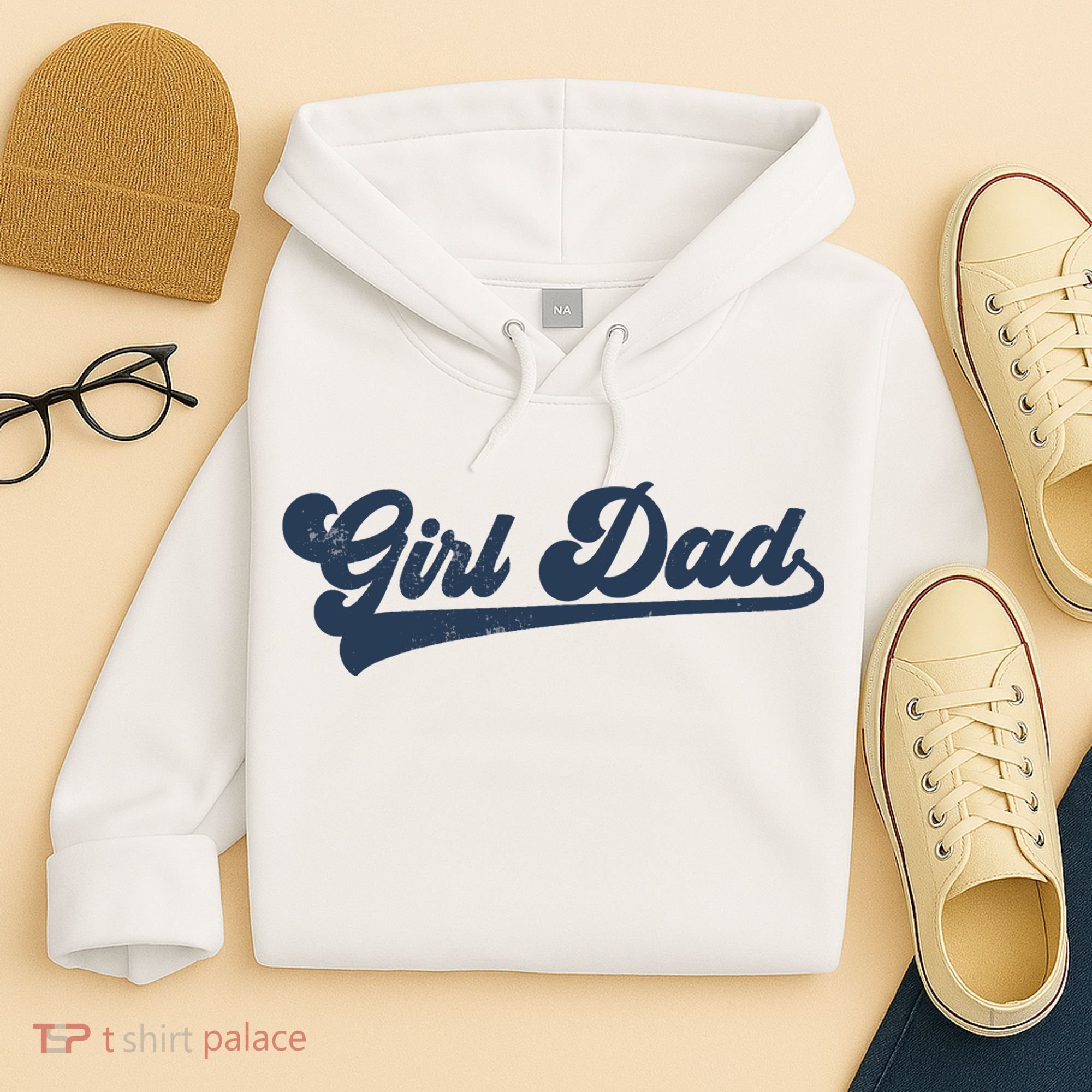 Girl Dad Funny Hoodie