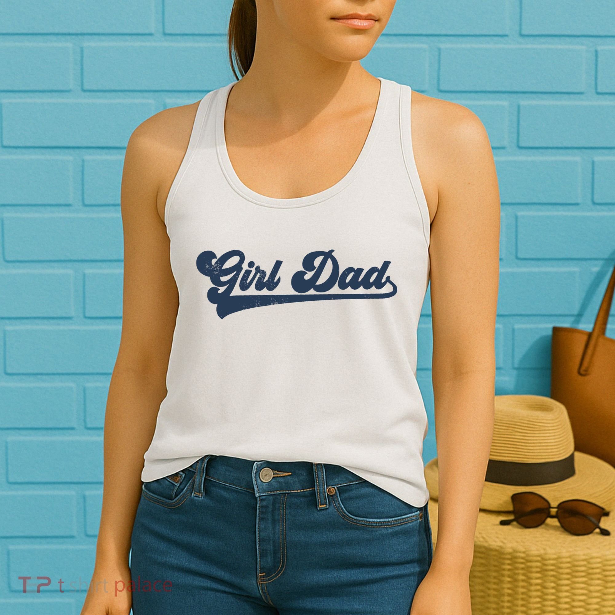 Girl Dad Funny Women's Tank Top
