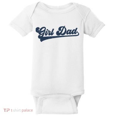Girl Dad Funny Baby Bodysuit