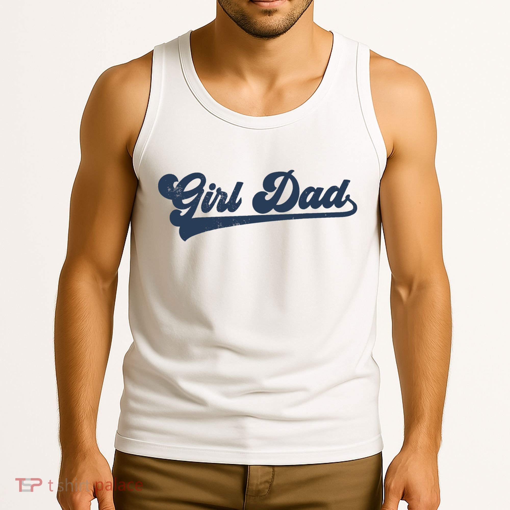 Girl Dad Funny Tank Top