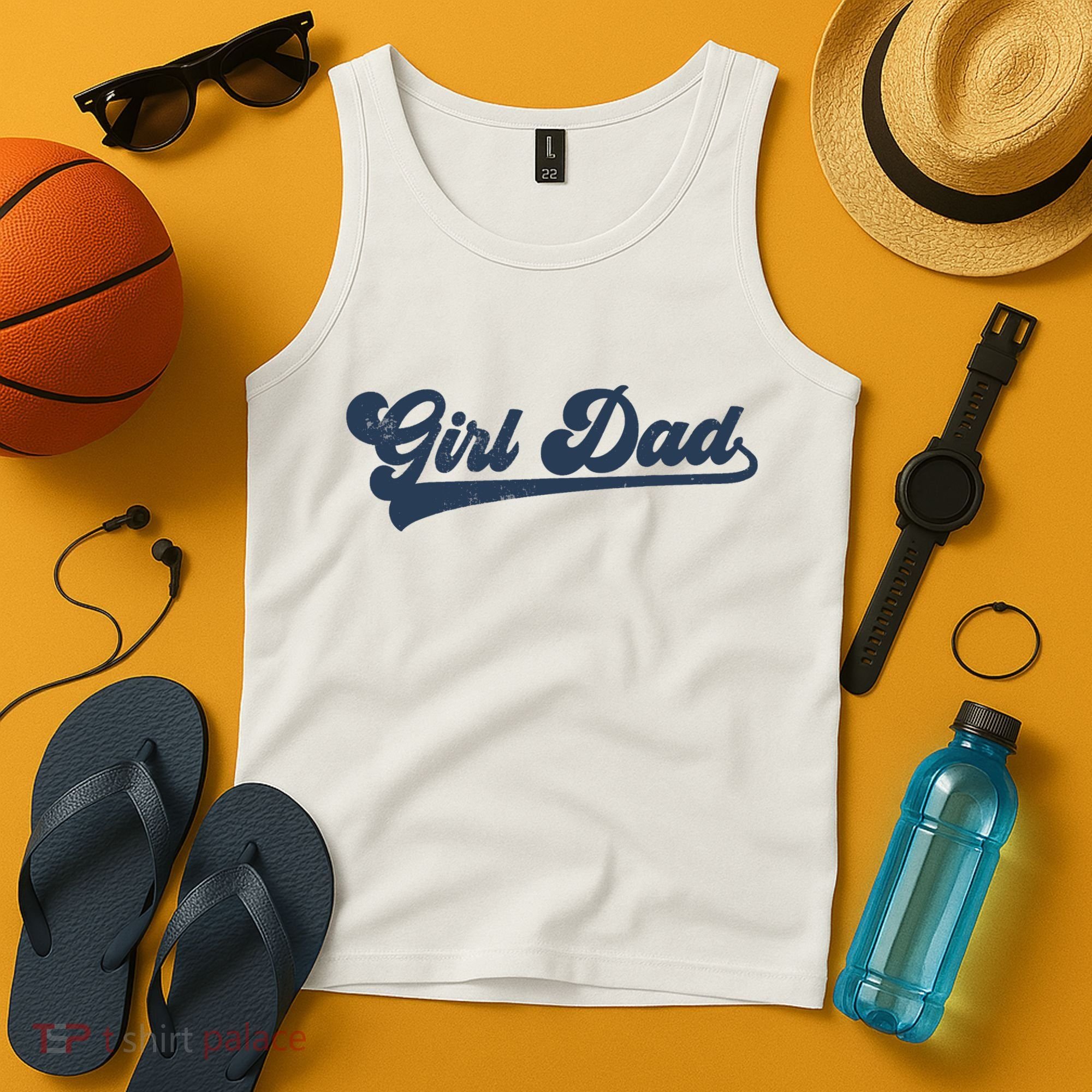 Girl Dad Funny Tank Top