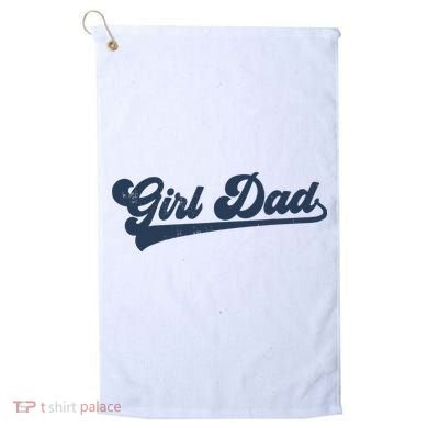 Girl Dad Funny Golf Towel
