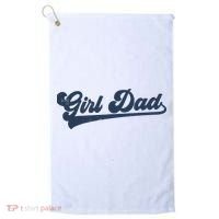 Girl Dad Funny Golf Towel thumb 0