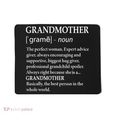 Grandmother Definition Funny Grandma Mousepad