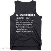 Grandmother Definition Funny Grandma Tank Top thumb 0