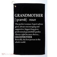 Grandmother Definition Funny Grandma Golf Towel thumb 0