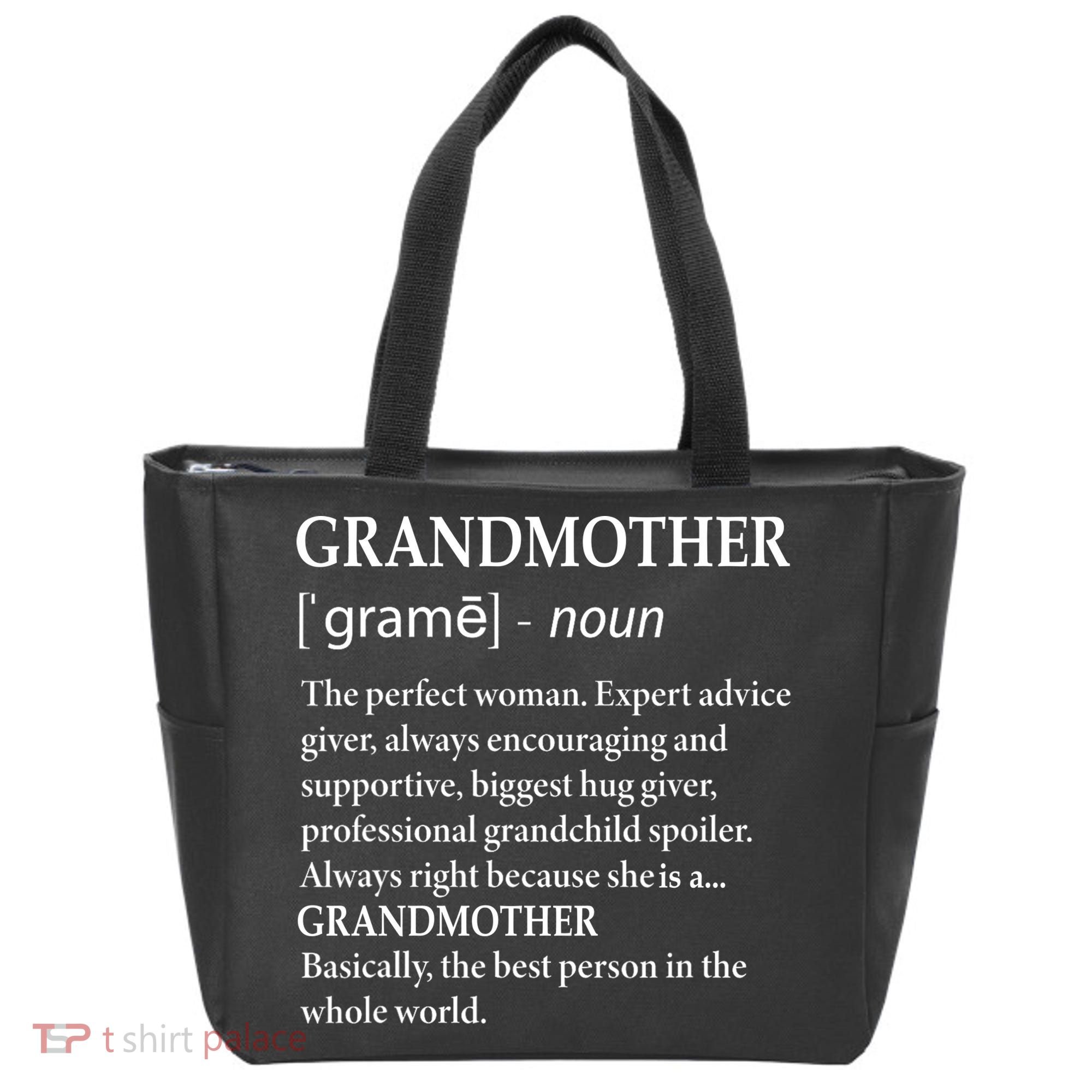 Grandmother Definition Funny Grandma Tote Bag