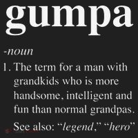 Gumpa Definition Funny Noun Grandpa Defined Father's Day Beanie thumb 2
