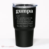 Gumpa Definition Funny Noun Grandpa Defined Father's Day Tumbler thumb 0