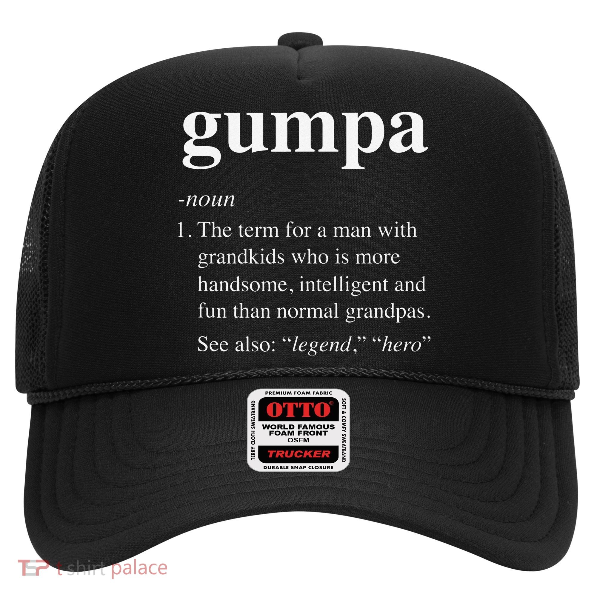 Gumpa Definition Funny Noun Grandpa Defined Father's Day Hat