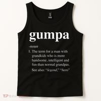 Gumpa Definition Funny Noun Grandpa Defined Father's Day Tank Top thumb 2