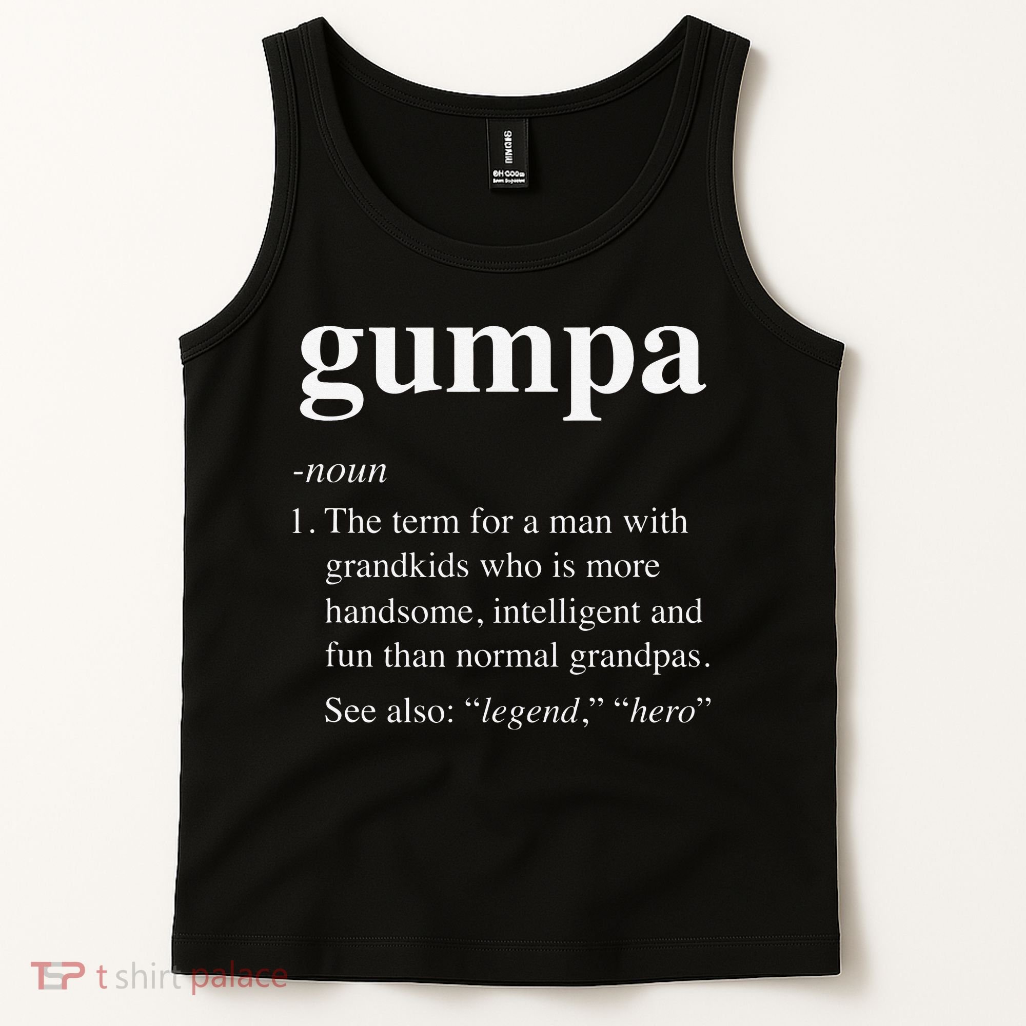 Gumpa Definition Funny Noun Grandpa Defined Father's Day Tank Top