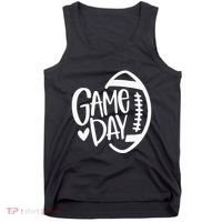 Game Day Football Season Funny Team Sports Tank Top thumb 0