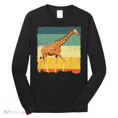 Giraffe Design For Giraffe Okapi Lover Long Sleeve Shirt