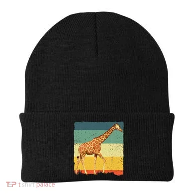 Giraffe Design For Giraffe Okapi Lover Beanie