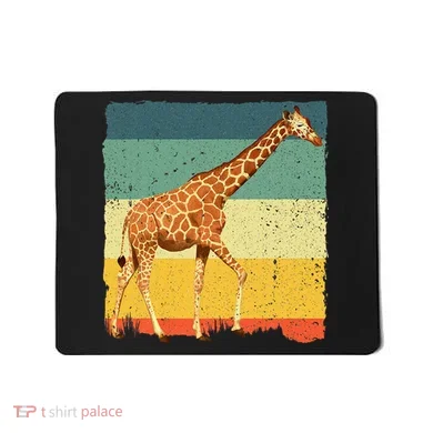Giraffe Design For Giraffe Okapi Lover Mousepad