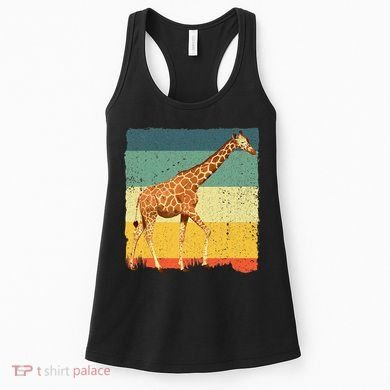 Giraffe Design For Giraffe Okapi Lover Women's Tank Top