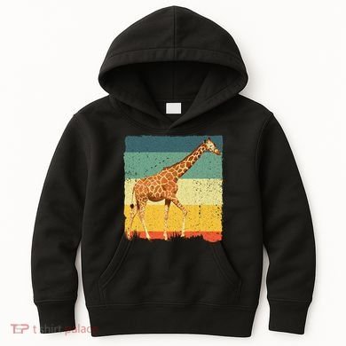Giraffe Design For Giraffe Okapi Lover Kids Hoodie