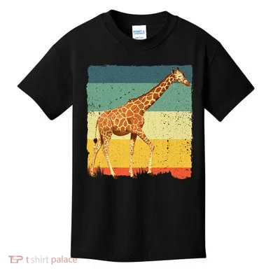 Giraffe Design For Giraffe Okapi Lover Kids T-Shirt