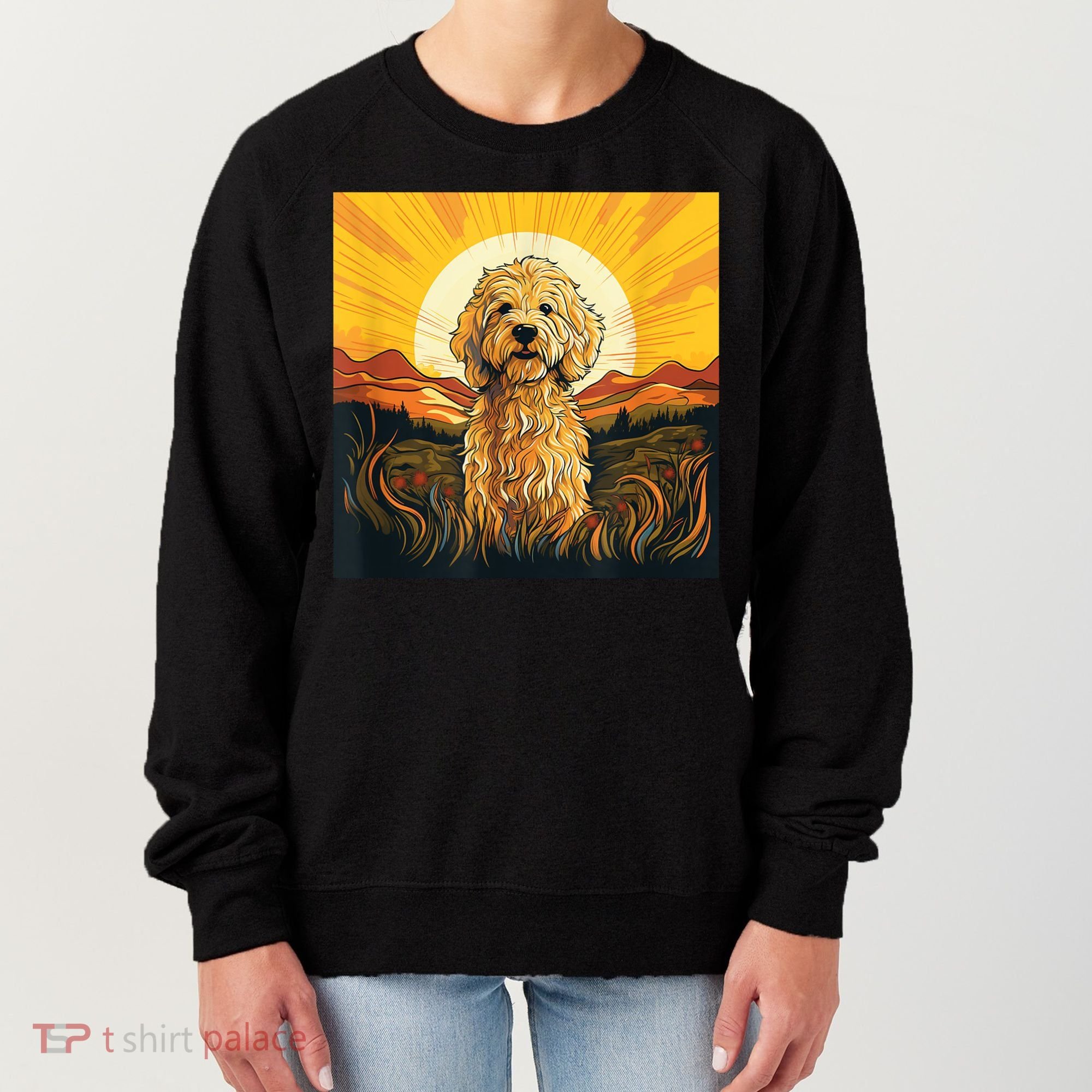 Goldendoodle Dood Funny Doodle Dog Golden Doodle Women's Sweatshirt