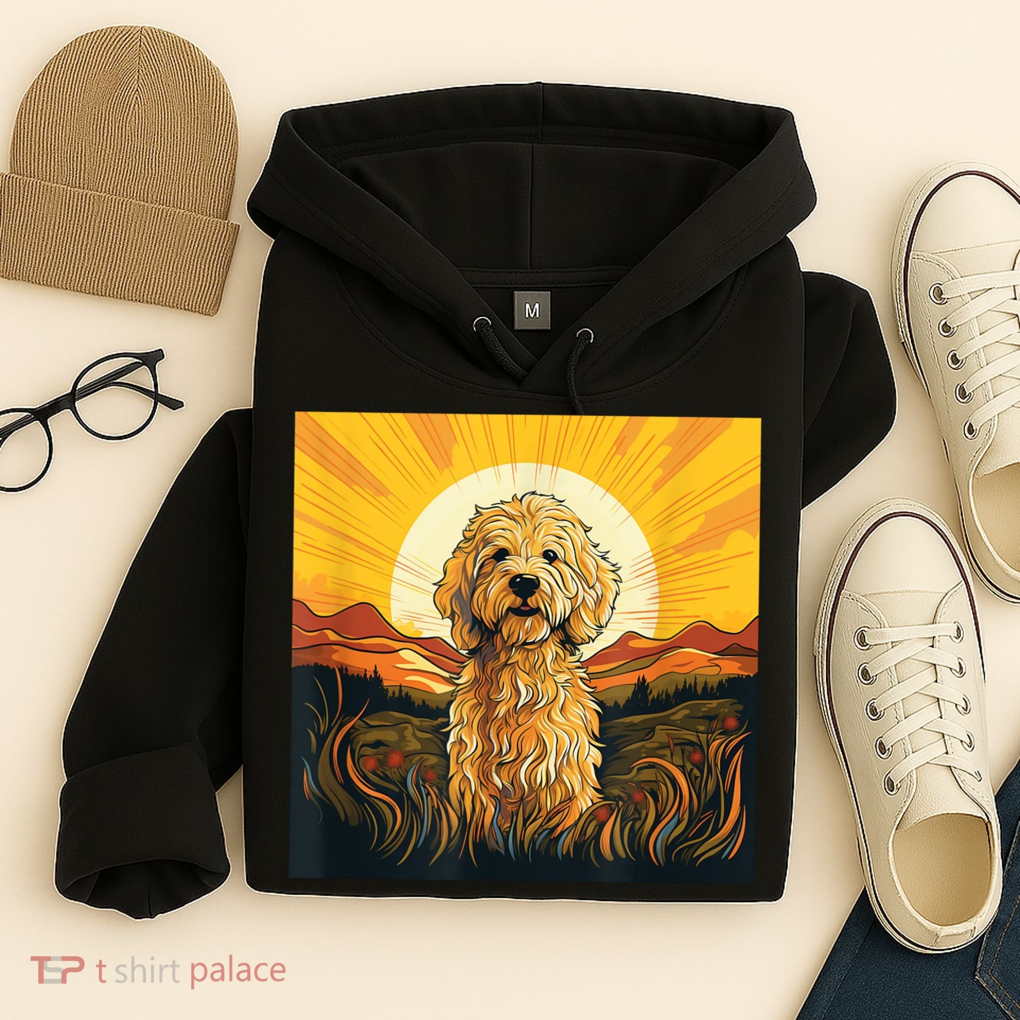Goldendoodle Dood Funny Doodle Dog Golden Doodle Hoodie