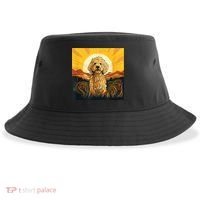 Goldendoodle Dood Funny Doodle Dog Golden Doodle Sustainable Bucket Hat thumb 0