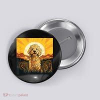 Goldendoodle Dood Funny Doodle Dog Golden Doodle Button thumb 0