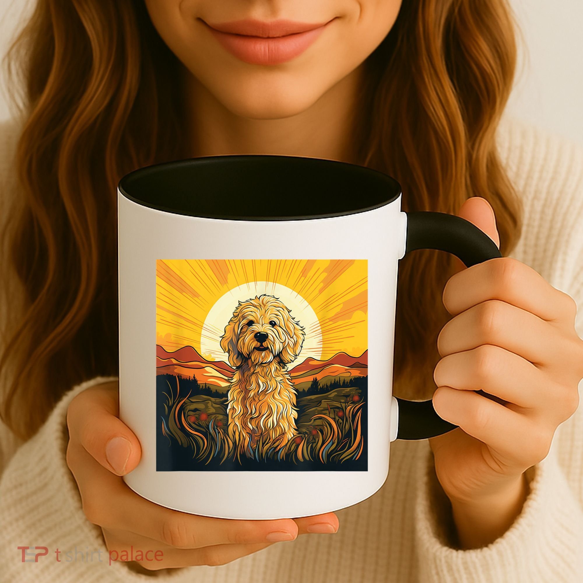 Goldendoodle Dood Funny Doodle Dog Golden Doodle Coffee Mug