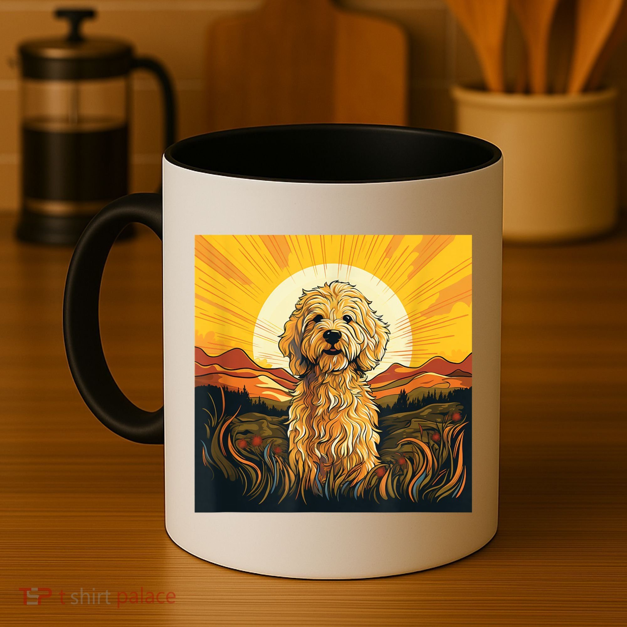 Goldendoodle Dood Funny Doodle Dog Golden Doodle Coffee Mug